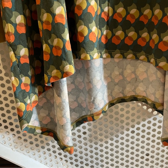 Logo by Lori Goldstein Tunic Top Long-sleeve Size 1X Green Colourway - Picture 12 of 14